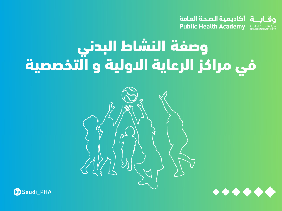 وصفة النشاط البدني في مراكز الرعاية الأولية و التخصصية